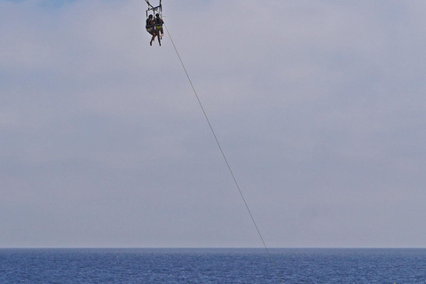 Santorini: Parasailing Flight Experience at Black Beach