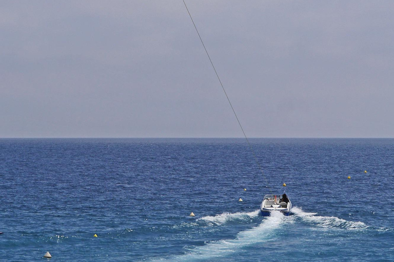 Santorini: Parasailing Flight Experience at Black Beach