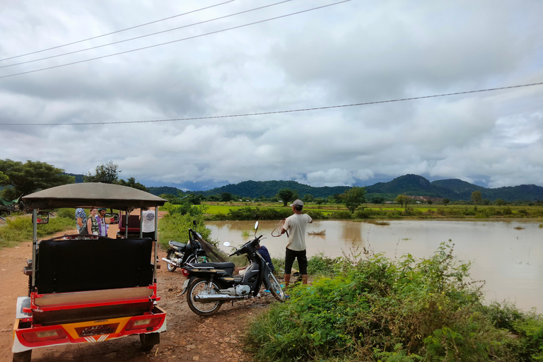 Giornata intera: treno di bambù originale, Wat Banan, Phnom Sampov