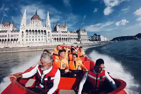 Budapest: Donau Speedboat Erlebnis