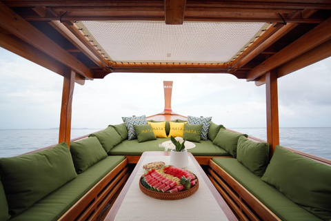 Phuket: privéluxe langstaartboot Coral & Promthep CapeVolle dag charter lange staart