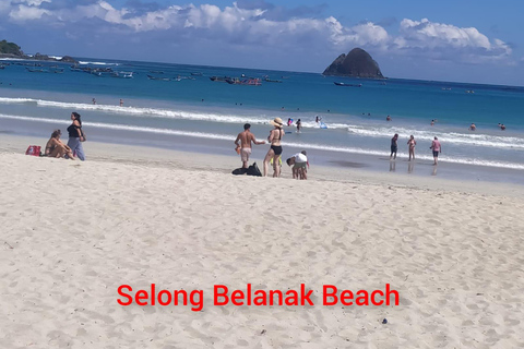 From Gili Island : Lombok Beaches and Culture Tour From Gili Air : Lombok Beach and Traditional Village Tour