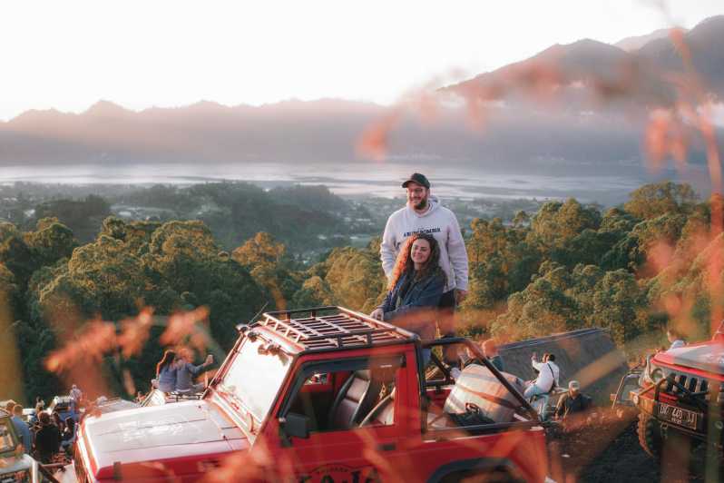 Bali: Excursión en Jeep por el Monte Batur, Lava Negra y Aguas Termales