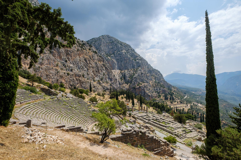From Athens: Customizable Private Full-Day Trip to Delphi Seaside Tour: Delphi & Galaxidi