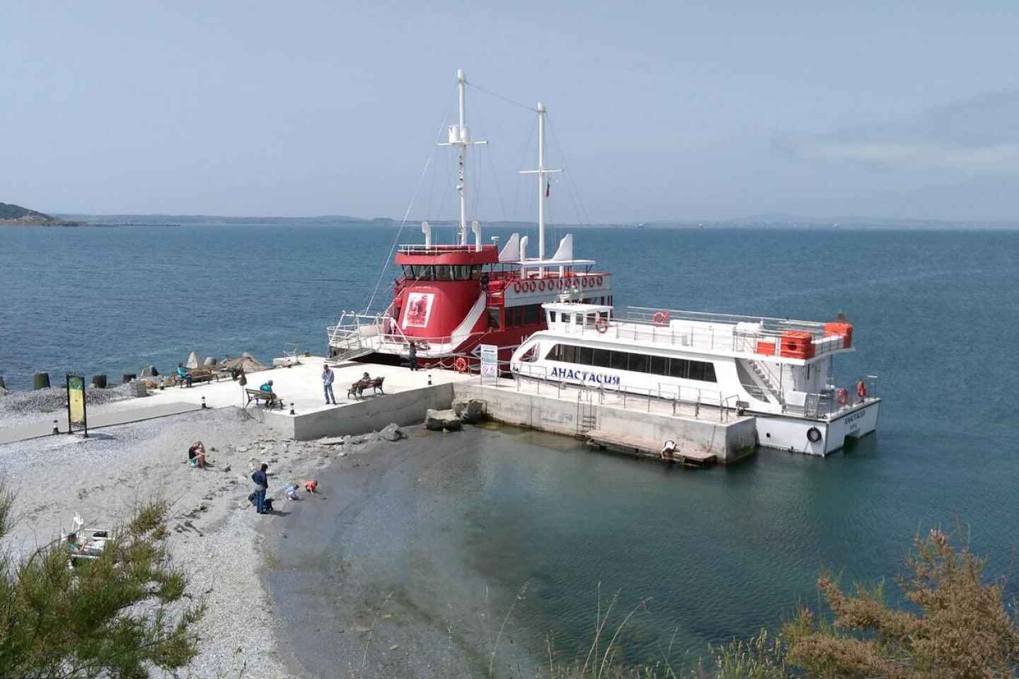 Burgas: Rückfahrt mit dem Boot zur Insel St. Anastasia