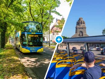 Leipzig: Hop-On/Hop-Off-Busticket mit 13 Haltestellen Leipzig: Hop-On/Hop-Off-Busticket mit 13 Haltestellen