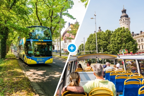 Leipzig: billete de autobús turístico de 13 paradas