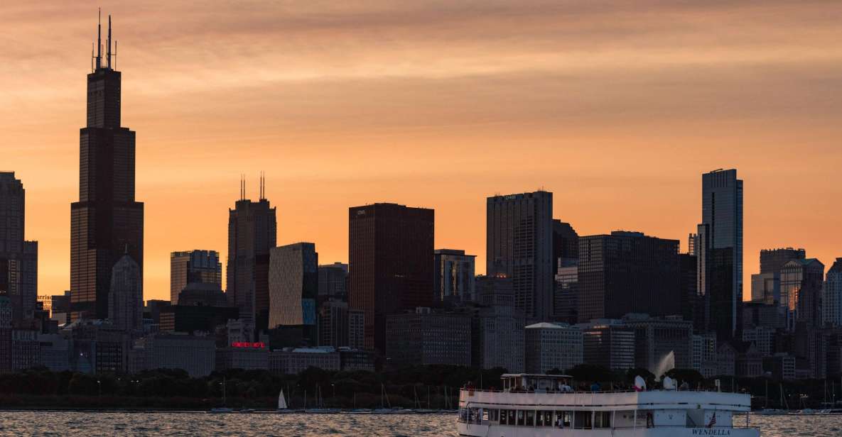 Chicago: 1,5-timers romantisk cruise på solnedgangen