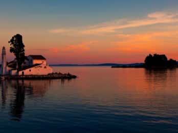 Korfu: Privat solnedgangscruise til Musøya