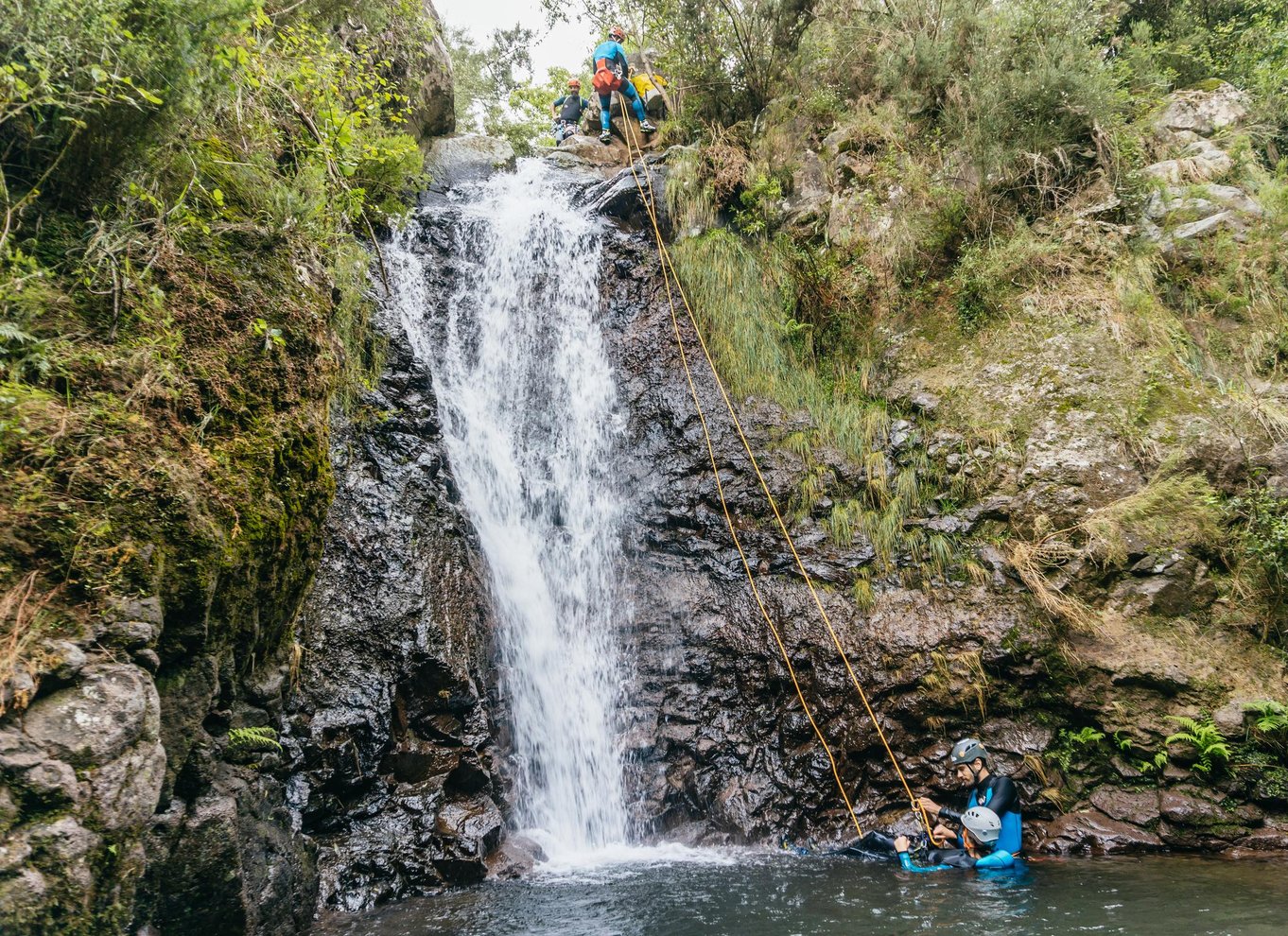 Funchal: Halvdags begyndervenlig canyoning-oplevelse