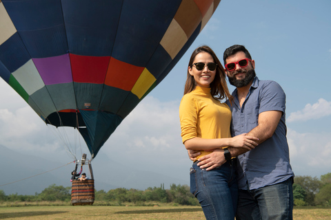 De Monterrey: voo privado de balão de ar quente