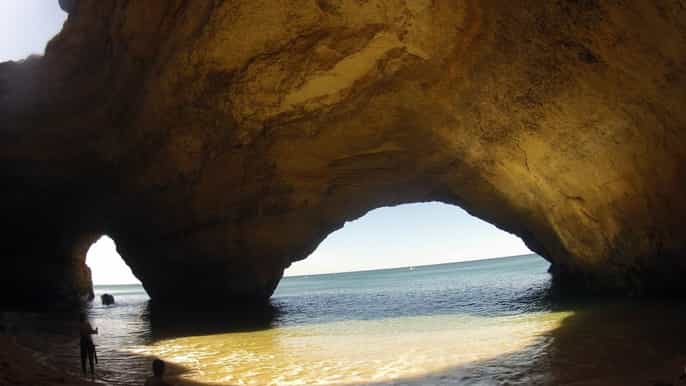 de portimão excursion en bateau de 2 heures aux grottes de benagil