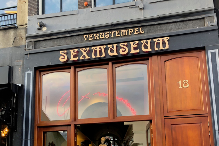 Amsterdam: Rundtur i Red Light DistrictAmsterdam Red Light District Tour på spanska