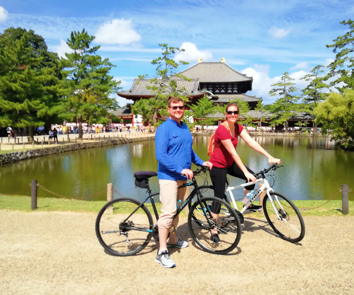Nara: City Highlights Shared Group or Private Bike Tour
