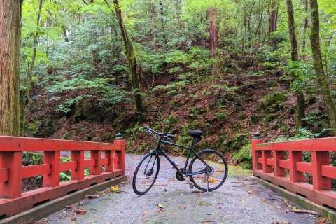 Nara: visite à vélo du temple, de la forêt et de la cascade au cœur de la natureCoeur Privé de la Nature
