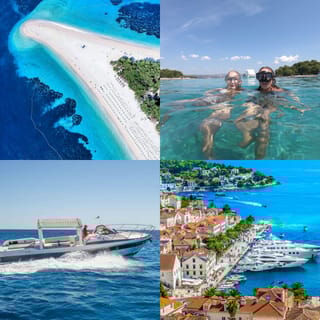 Split: Zlatni Rat Beach with Hvar Private Boat Tour