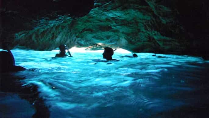 mallorca blue cave boat tour met snorkelen