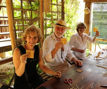 Luang Prabang: Bamboo Weaving Workshop & Cooking Class