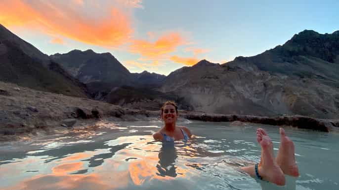 santiago cajon del maipo hot springs barbecue experience