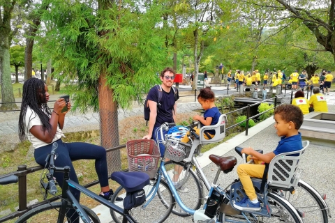 Nara: Nara Park Private Familienradtour mit MittagessenMit japanischem Mittagessen