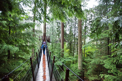 Vancouver: Wycieczka w małej grupie z lunchem Capilano & Grouse MtnWspólna wycieczka z odbiorem hotelu w centrum Vancouver