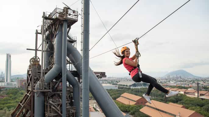 monterrey parque fundidora canopy h3 y museum horno 3