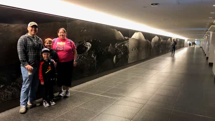 excursão de túnel subterrâneo no centro de houston