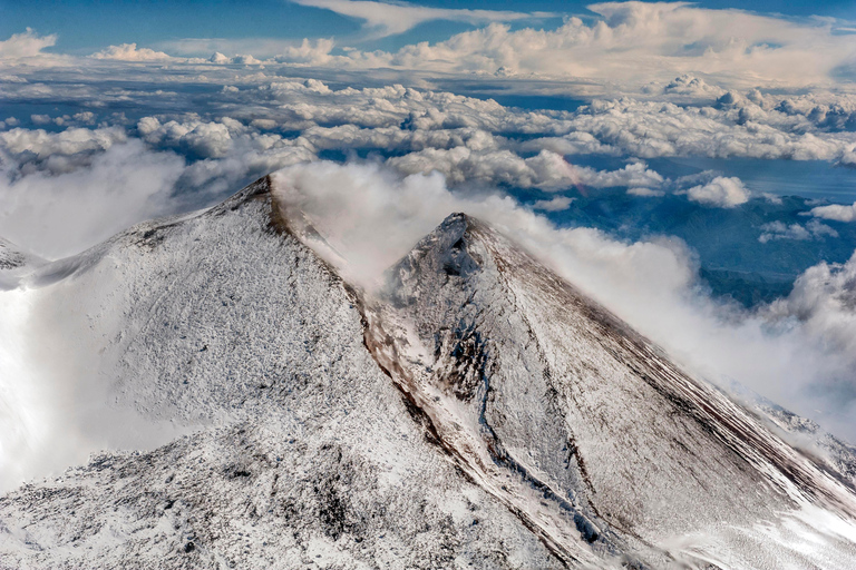 30 min Etna private helicopter tour from Fiumefreddo