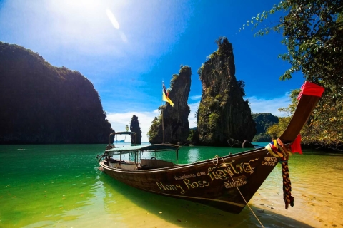 Krabi: excursion privée en bateau à longue queue vers l'île James Bond