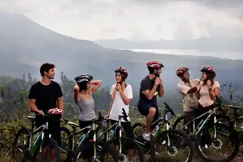 Bali: aventure en VTT sur le mont Batur avec déjeuner