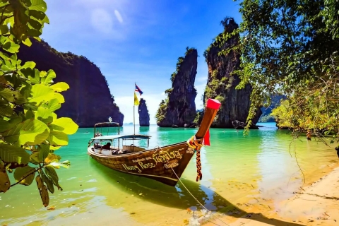 Krabi: tour privado en bote de cola larga a la isla de James Bond