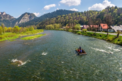 De Cracovie: Rafting sur la rivière Dunajec avec option thermesRafting sur la rivière Dunajec