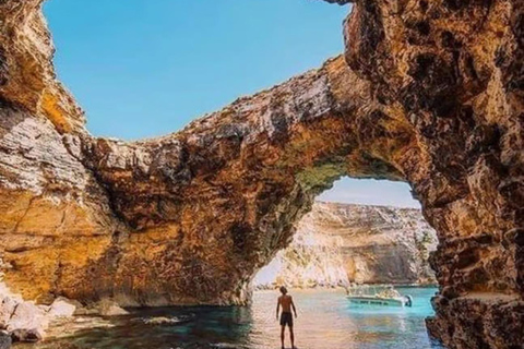 Blue & Crystal Lagoons of Comino & Gozo – Sea Caves Cruise Sunset Tour Experience