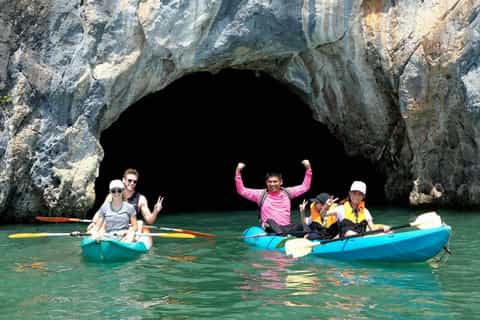 ko lanta mangrove sea cave kayaking small group tour