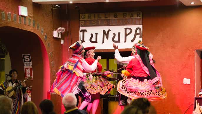 cusco folkloric andean show 5course dinner at tunupa
