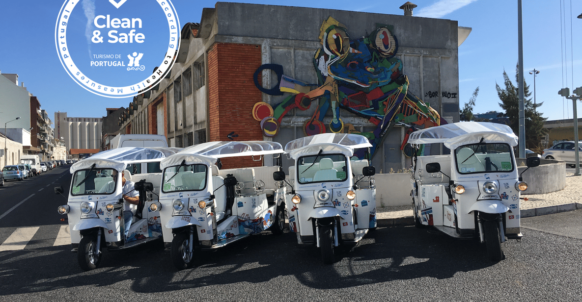 Lisbon: City Sightseeing Half-Day Private Tuk Tuk Tour