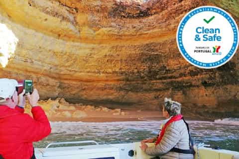 Portimão: giro turistico in barca della grotta di Algarve e Benagil