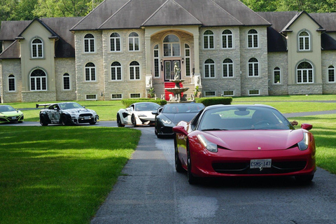 Hamilton Mountain: 3 Hour Exotic Car Tour with 5 Supercars