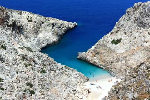 Chania: Akrotiri, Seitan Beach & Agia Triada Tour with Lunch