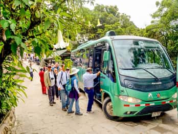 Aguas Calientes: Bustransfer zur Zitadelle Machu Picchu Aguas Calientes: Bustransfer zur Zitadelle Machu Picchu