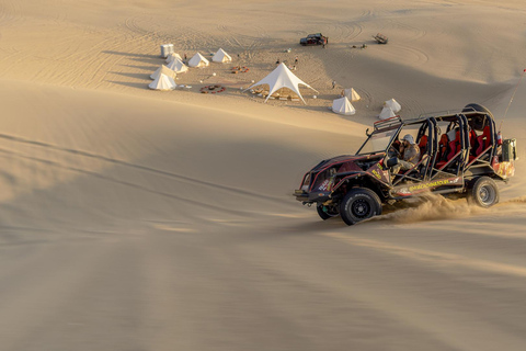 “Ica: Overnight camping with buggie and sandboarding.”