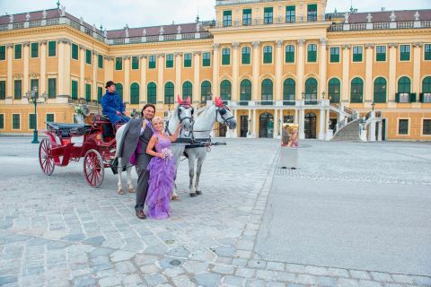 Wenen: koetsrit door de tuinen van het paleis Schönbrunn
