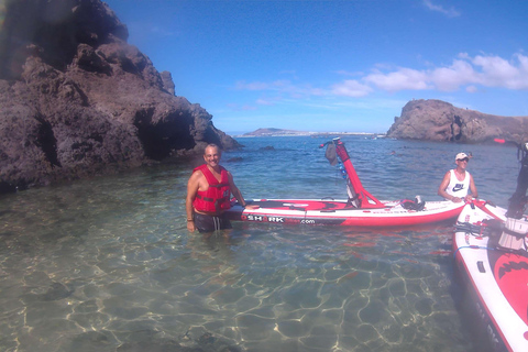 Lanzarote: Electric Paddle Surf and Snorkel Excursion at Papagayo Beach Lanzarote, Individual Electric Paddle Surf and Snorkel Excursion in Papagayo