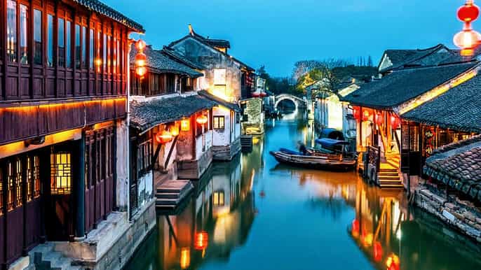 from shanghai zhouzhuang water town private day tour