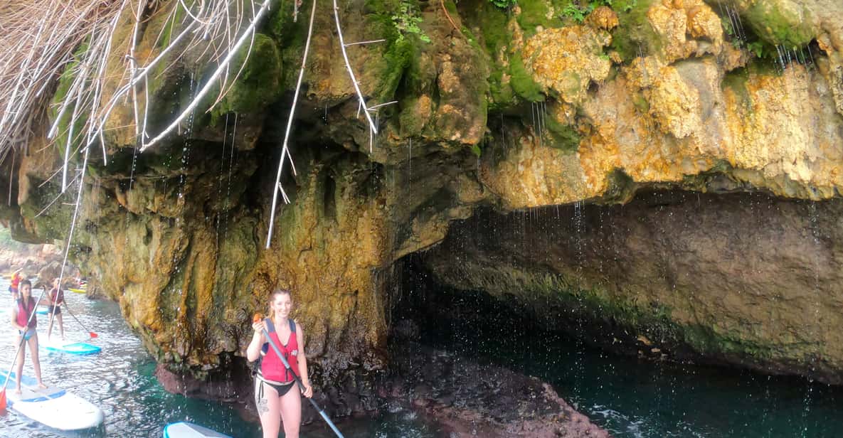 From Nerja: Maro-Cerro Gordo Cliffs Snorkel & SUP