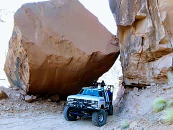 Moab: 3-stündige Offroad-Tour zum Felsschnitzen Moab: 3-stündige Offroad-Tour zum Felsschnitzen