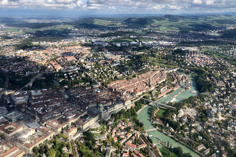 Bern: Privat 18-minuters helikopterflygning för upp till 3 personer