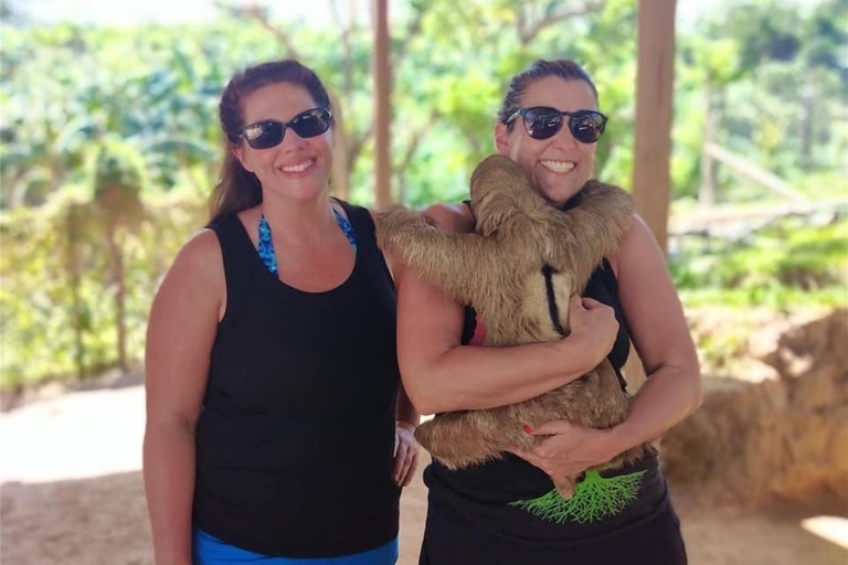 Roatán: Private Monkey and Sloth Sanctuary TourTour mit Kreuzfahrtschiff Abholung