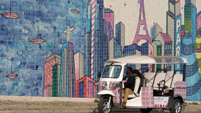 lisbon 3hour sightseeing tour by tuk tuk