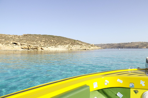 Comino:Blaue Lagune, Kristalllagune, Höhlen, Privatboot Malta